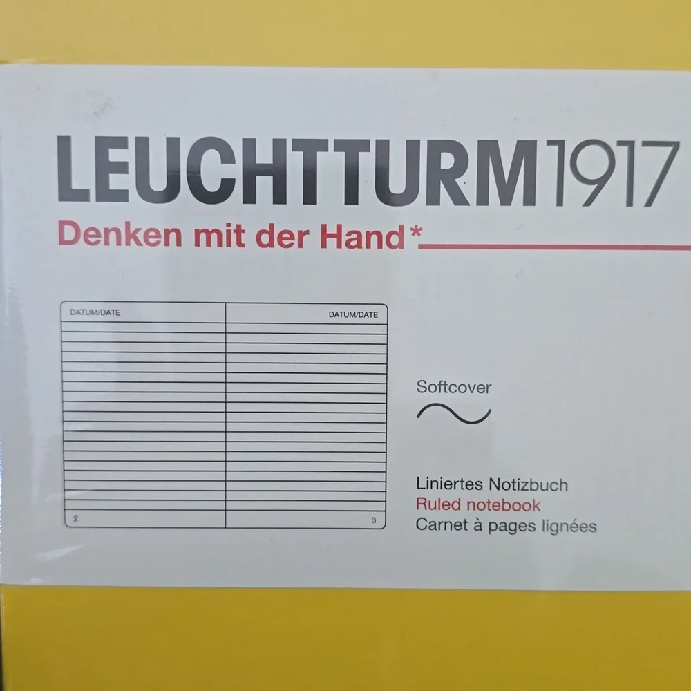 Leuchtturm1917 Lemon Softcover Composition Ruled Journal - Picture 5 of 11